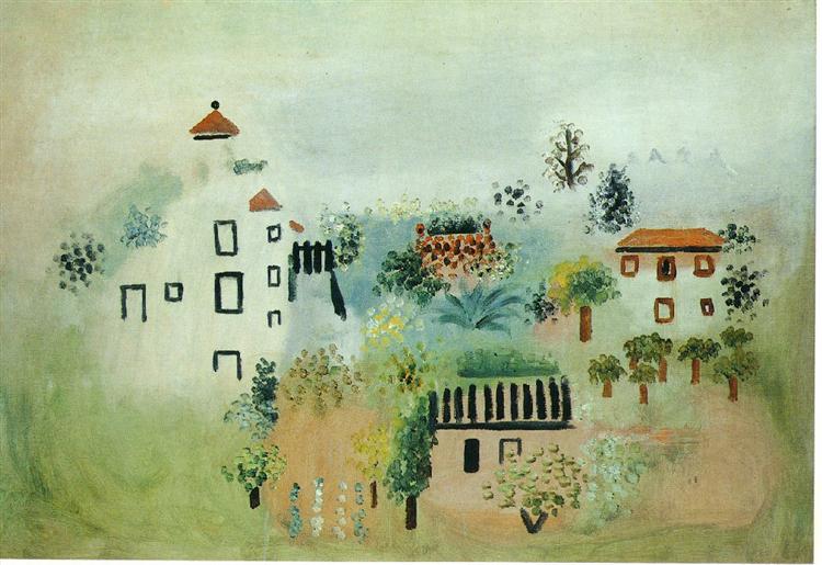 Pablo Picasso Classical Oil Painting Landscape Paysage